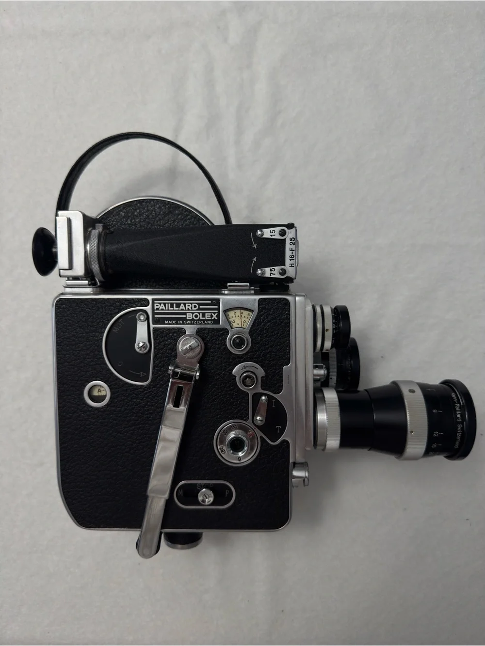 Paillard Bolex H16-F25 Movie Camera, Functioning Motor, With Case, Octameter